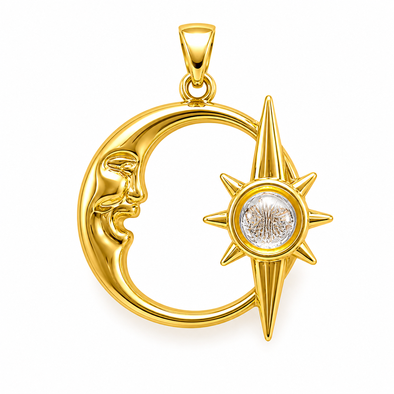 10 PCs Charms Astrologistics Them Sun and Moon Funny Design