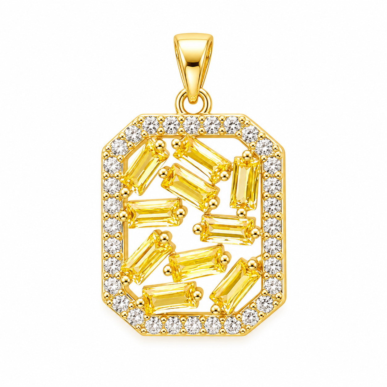 10 PCs Charms Shaped Them Rectangel Pedant with Sides Decorations