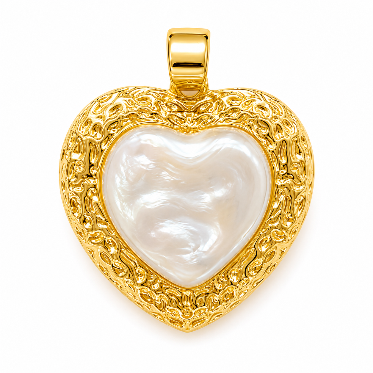 10 Pcs Charms Shaped Them Heart Pendant Puffy Design